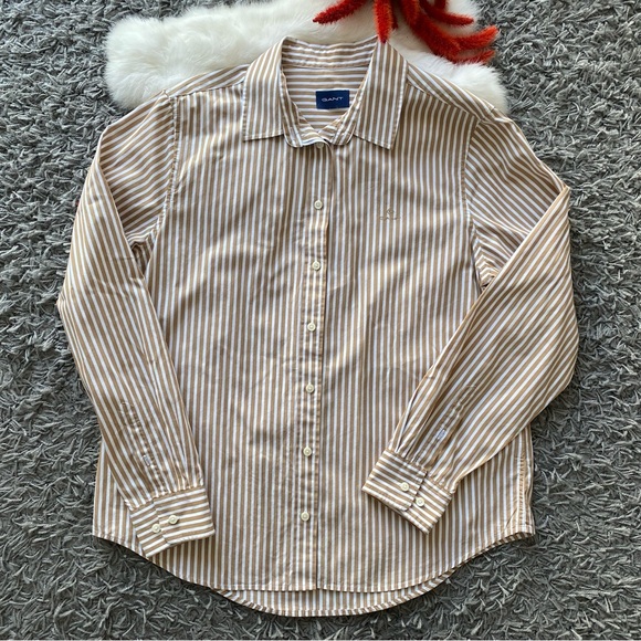 GANT REG CLASSIC STRIPED - Button-down blouse - - Picture 2 of 7
